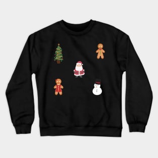 Cute Christmas Sticker Pack Crewneck Sweatshirt